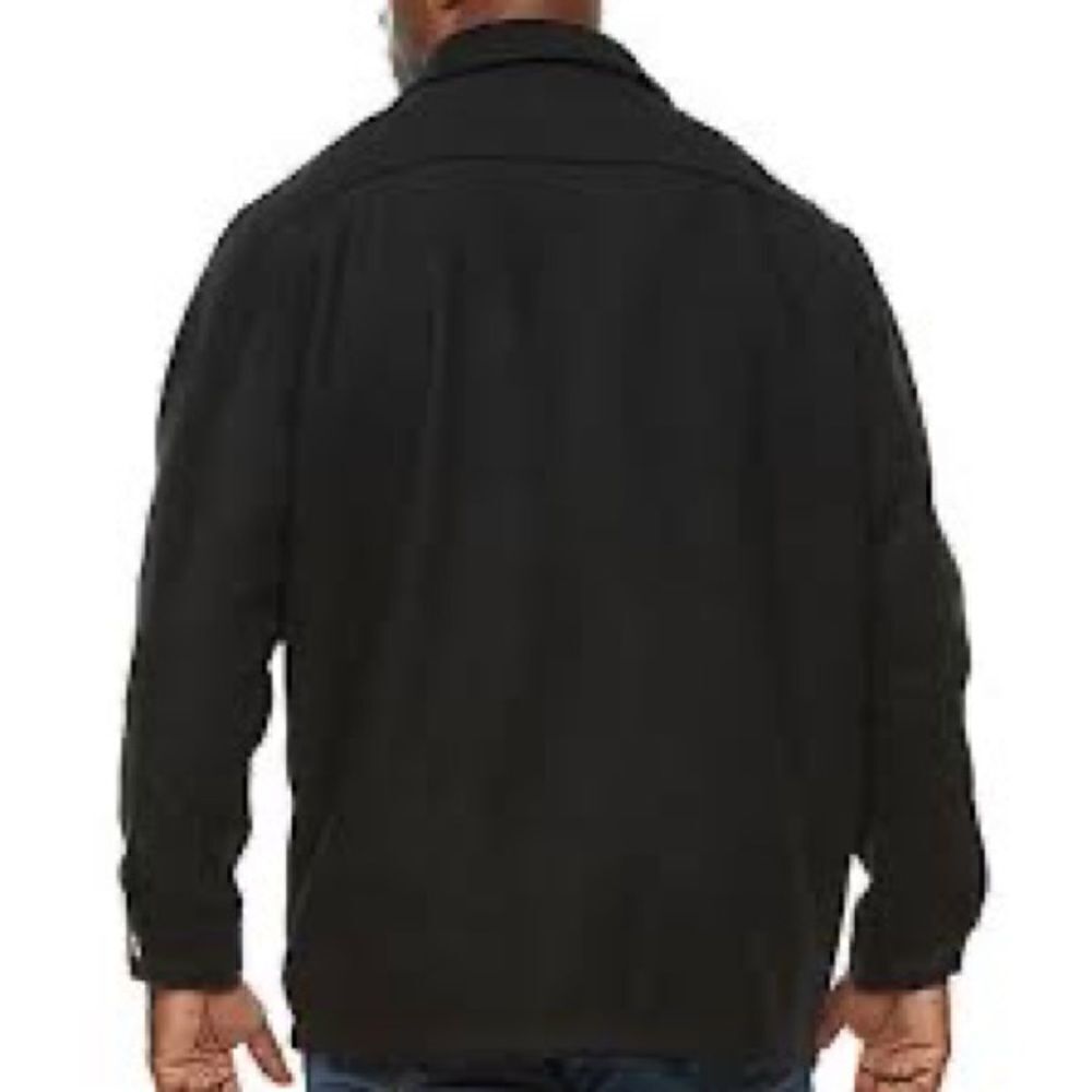 NWOT Shaquille O’ Neal black Brushed Sha*Q*ket Shacket Sz 3 XL - Picture 2 of 9